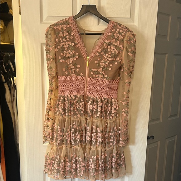 Bronx and Banco Megan mini dress in rose - Picture 2 of 3